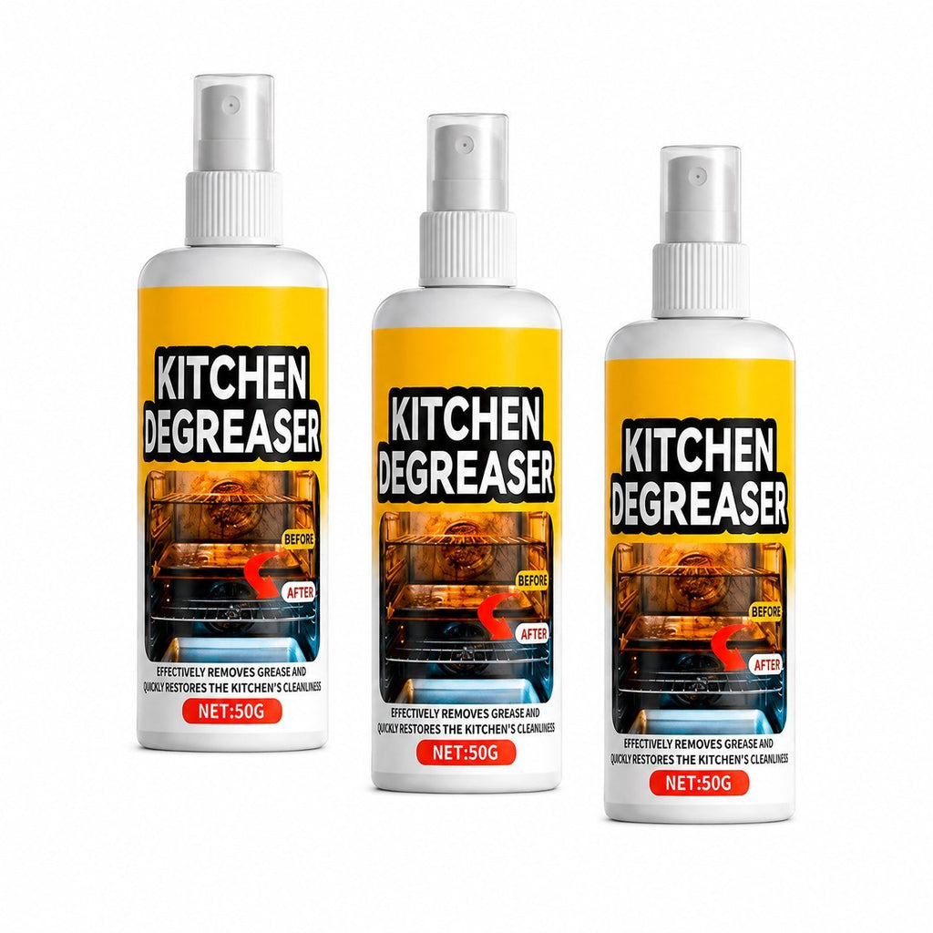 GreaseKiller Spray 3 Pack — heavy-duty kitchen degreaser bottles