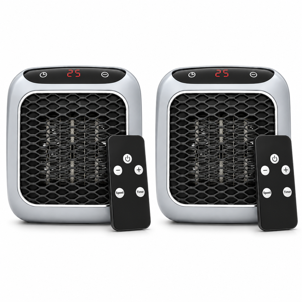 Two RapidHeat ceramic space heaters, 2-pack