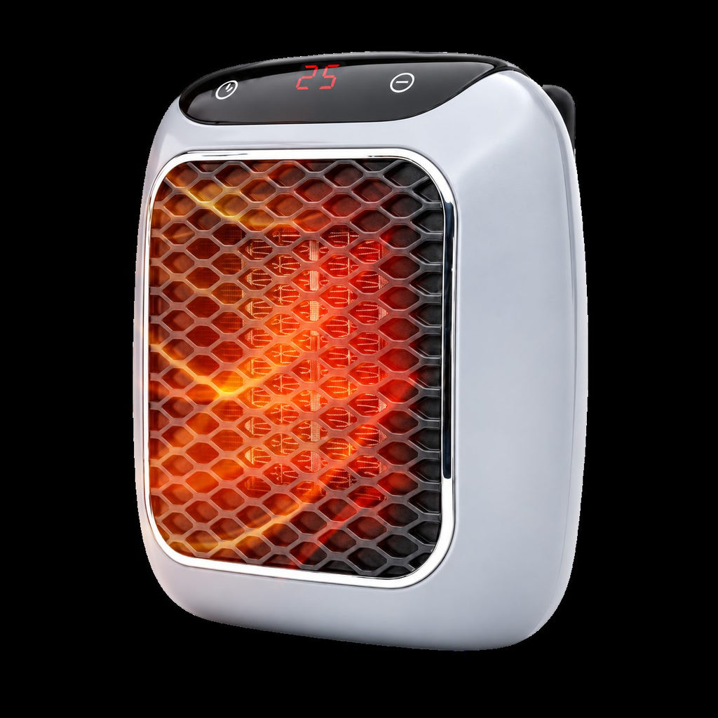 RapidHeat ceramic heater glowing in a room