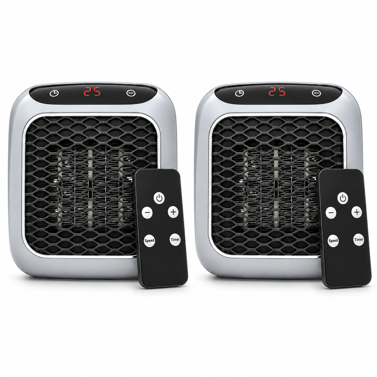 Two RapidHeat ceramic space heaters, 2-pack
